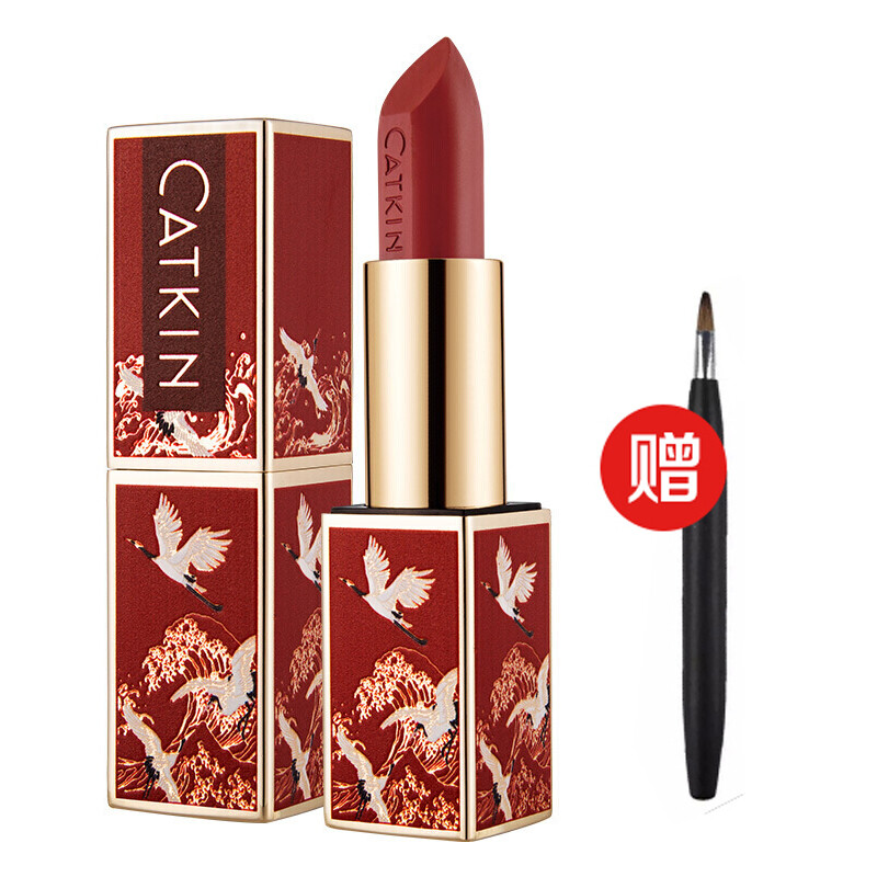 卡婷(catkin)官方旗舰店自营京东颐和园百鸟朝凤口红套装中国风哑光