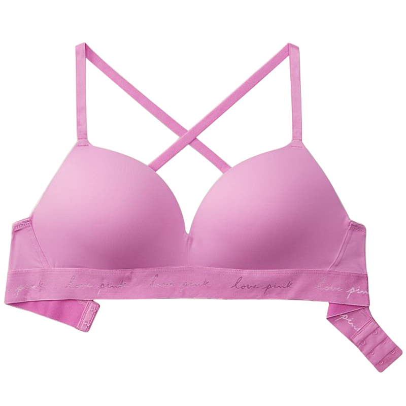 維多利亞的秘密（Victoria’s Secret）PINK 夏季舒適3/4罩杯外擴(kuò)文胸聚攏女士?jī)?nèi)衣 5ISA藍(lán)綠色 11202811 70A （32A）