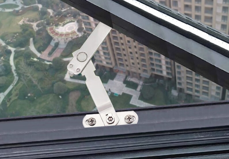 适之不锈钢内外开窗户限位器开窗大小限制器安全限位撑杆锁扣 13毫米