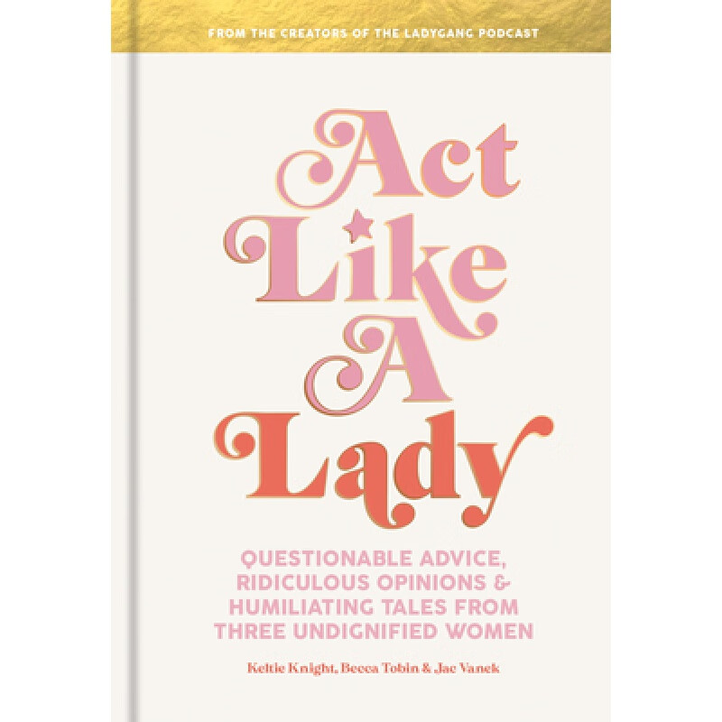 预订 act like a lady 英文原版