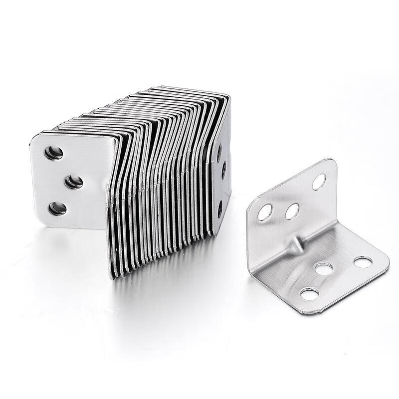 不锈钢角码 90度直角角码 l型角码 连接件 加厚角码 家具配件 3712蓝