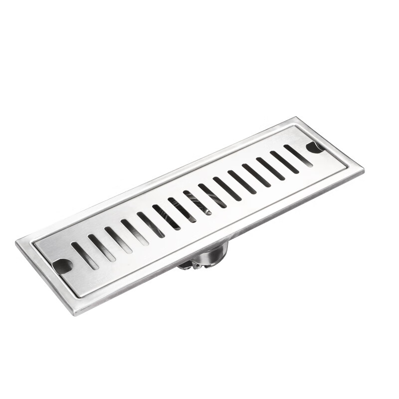 惠利得304不锈钢75管长方形地漏卫生间淋浴长条型大地漏防臭大排量