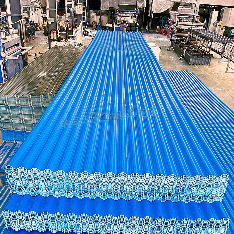 初构想pvc塑料瓦片屋顶加厚隔热塑胶彩钢瓦树脂瓦房顶雨棚石棉瓦建筑