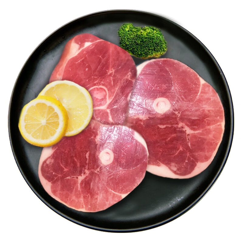 食机已道甘肃东乡羊 生鲜原切后腿切片 羊肉片羊腿排烧烤火锅食材