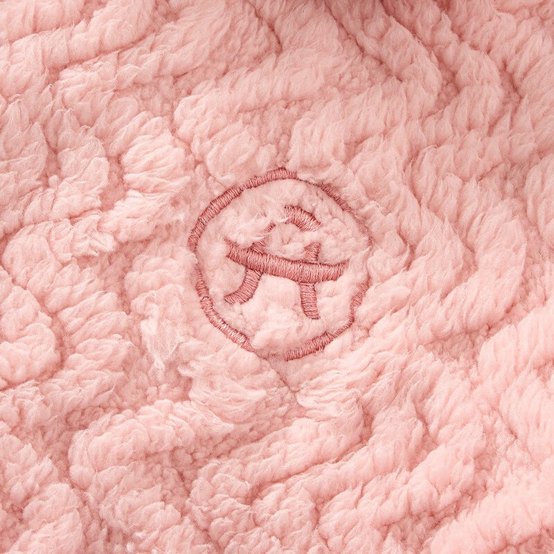 芬腾睡衣女【加厚暖绒】2024秋冬季少女感保暖翻领开衫长袖家居服套装 虾粉 L