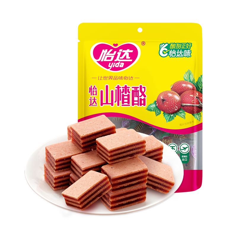 怡达山楂汉堡山楂酪500g 夹层夹心多层山楂片蜜饯果干儿童零食