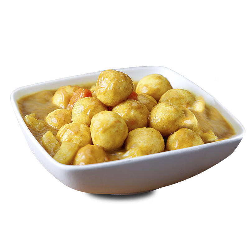 宜享健康咖喱鱼蛋鱼港式鱼蛋火锅组合丸子食材关东煮港式