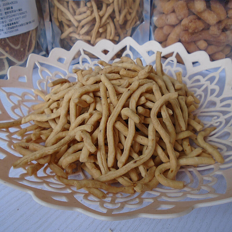 虎钢馋江西赣南特产油炸果子盐酥条新品兰花根香酥零食件 盐酥条一斤