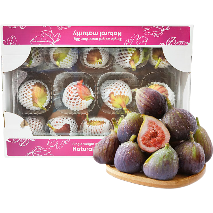 京鲜生 糖包子无花果 净重1斤装 生鲜水果