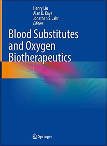 预订 blood substitutes and oxygen biotherapeutics