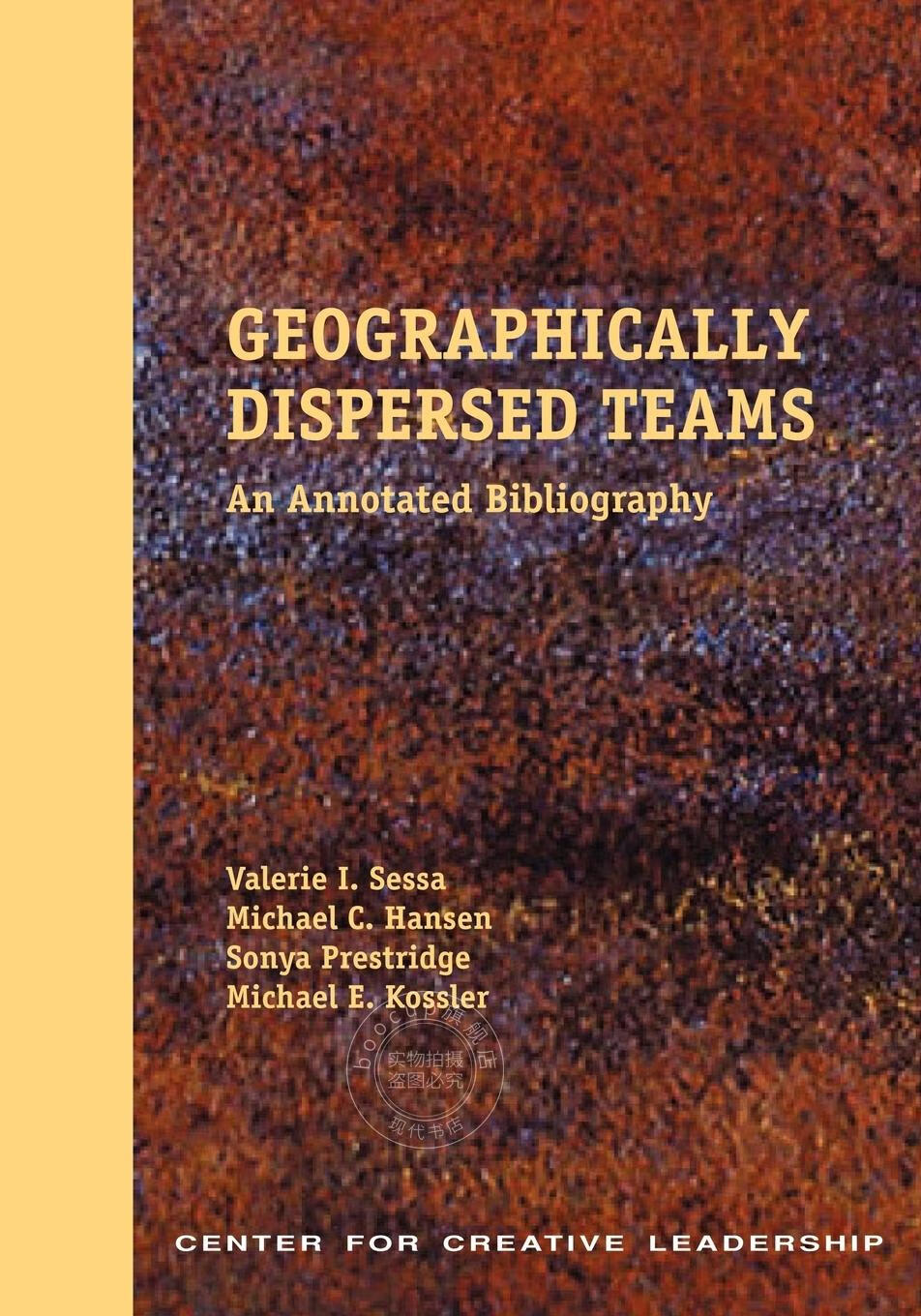 【2周达】【预售 按需印刷】geographically dispersed teams
