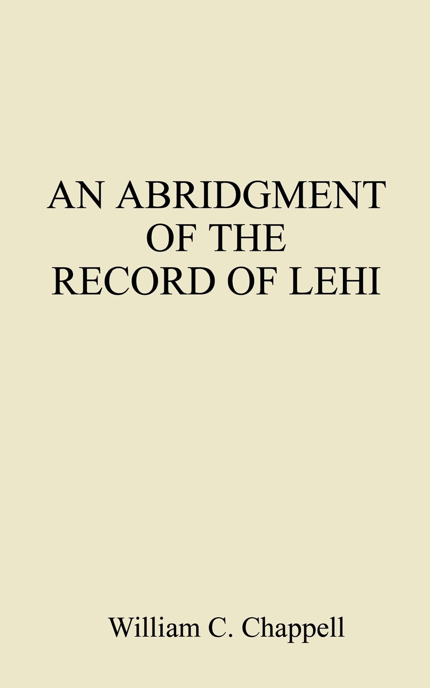 【预售 按需印刷】an abridgment of the record of lehi