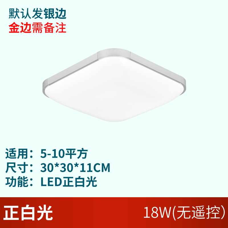 清允大气led吸顶灯遥控客厅灯具现代简约卧室灯餐厅灯阳台灯饰 30*