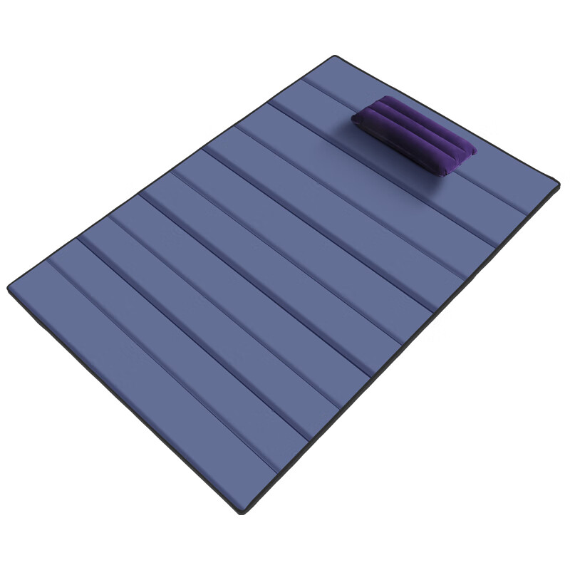 凡卡印象 午睡垫便携办公室睡觉午休垫折叠防潮垫子午睡地铺睡垫地垫垫子 90宽【浅灰色-厚1.5CM】