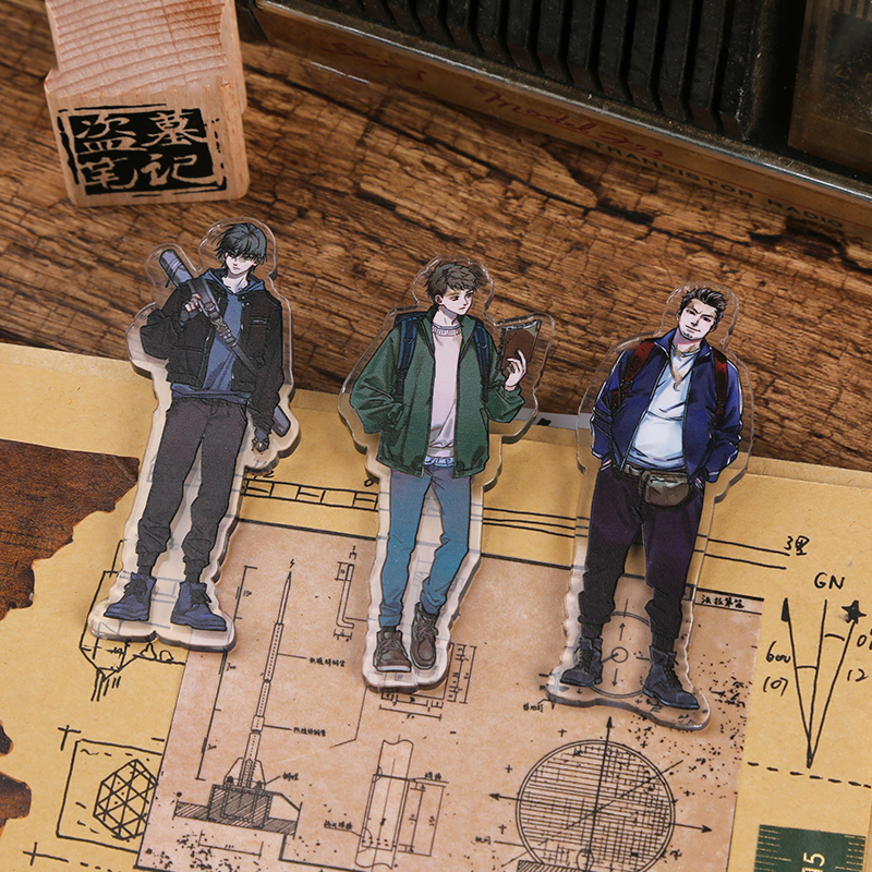 西泠印象盗墓笔记周边官方文具立牌文件夹重启张起灵吴邪漫画全套十年黑眼镜主图4