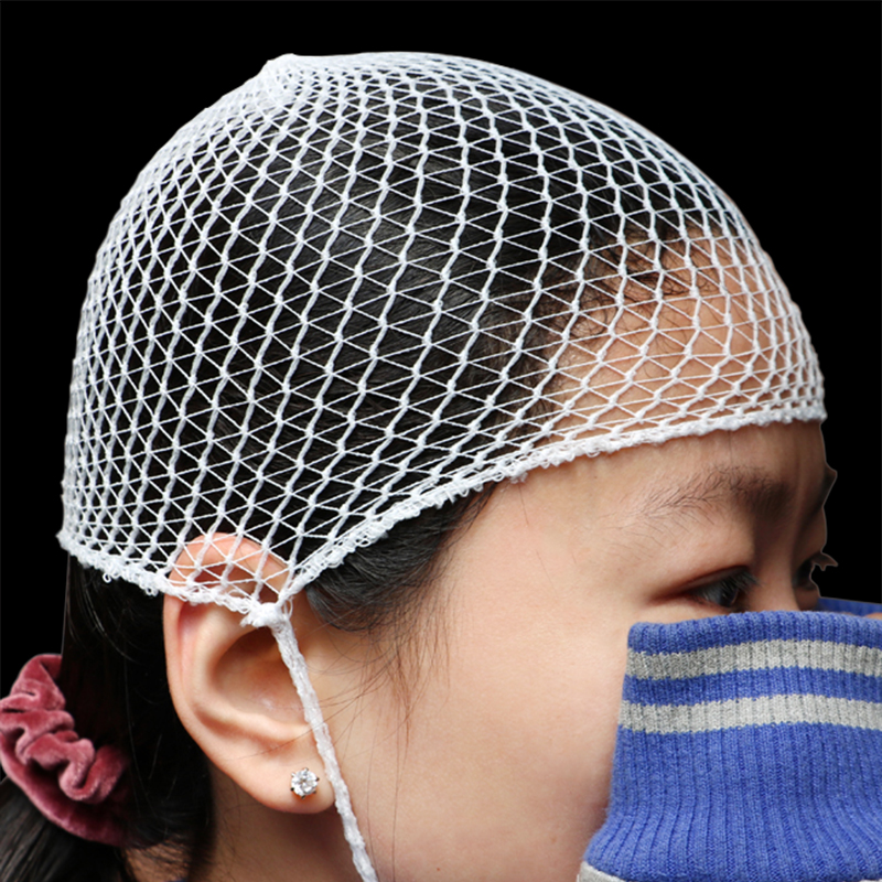 益嘉康 弹力帽网状弹性绷带头部包扎弹力网帽头套儿童50只 婴幼儿6