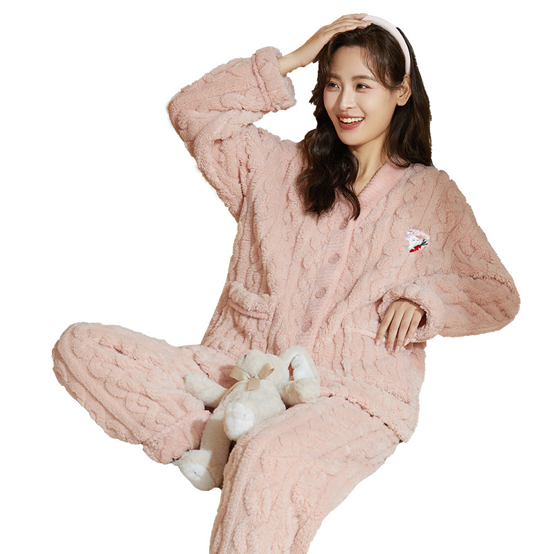 è�� �ɰ�ɺ����Ůʿ˯�� �ﶬ��ů���Ҿӷ���װ ���⴩��Ʒ 79.5Ԫ(����ȯ)