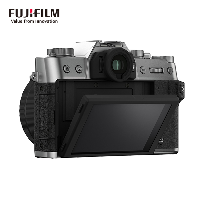 富士（FUJIFILM）X-T30 II/XT30 II 微单相机 套机（15-45mm镜头 ) 银色 2610万像素 18种胶片模拟 视频提升