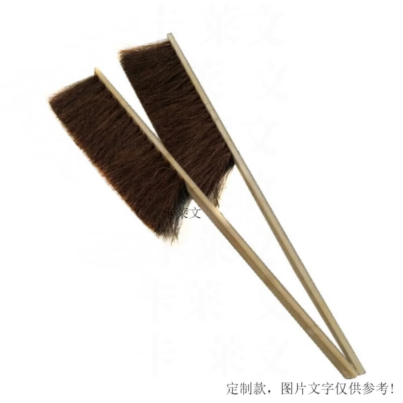 長柄棕毛刷仿豬鬃毛棕刷紡織廠毛刷機(jī)器 約50CM 大4排棕毛刷xy