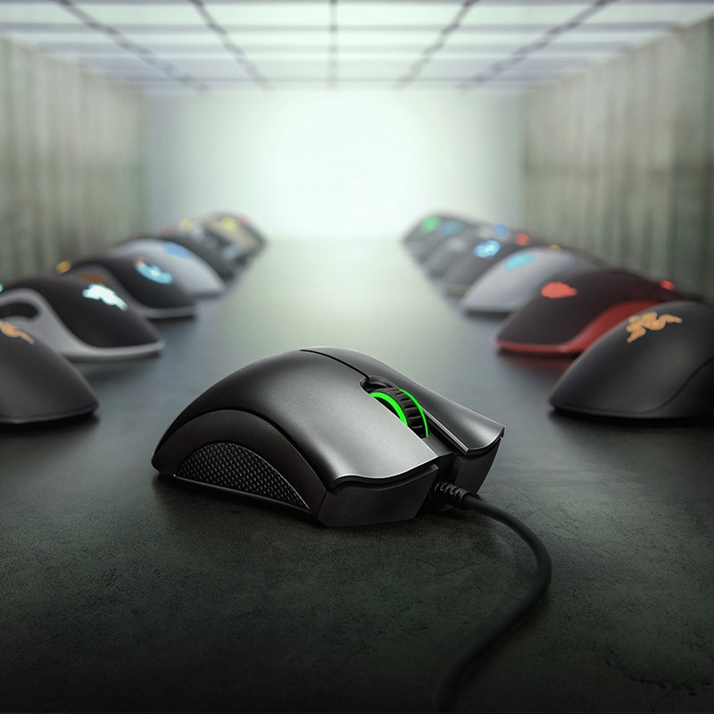 雷蛇（Razer）鼠标炼狱蝰蛇标准版有线电竞LOL游戏机械 黑色（中大手人体工学 雷云驱动 带侧键） 黑色炼狱蝰蛇标准版(6400DPI 双侧键)