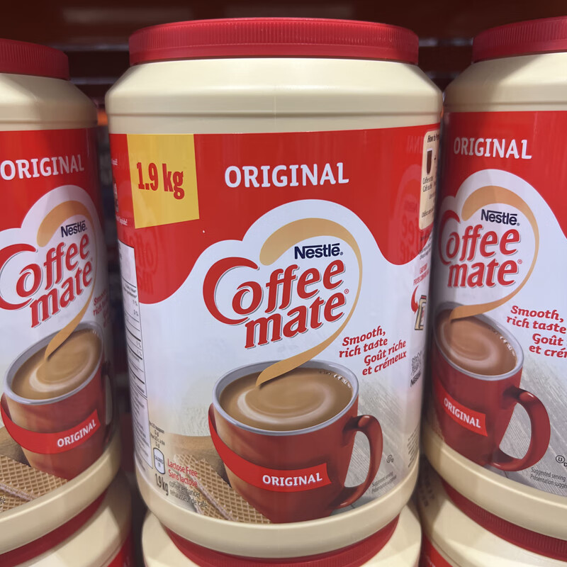 雀巢现货加拿大Nestle Coffee Mate咖啡伴侣原味奶精粉1.9kg 原味
