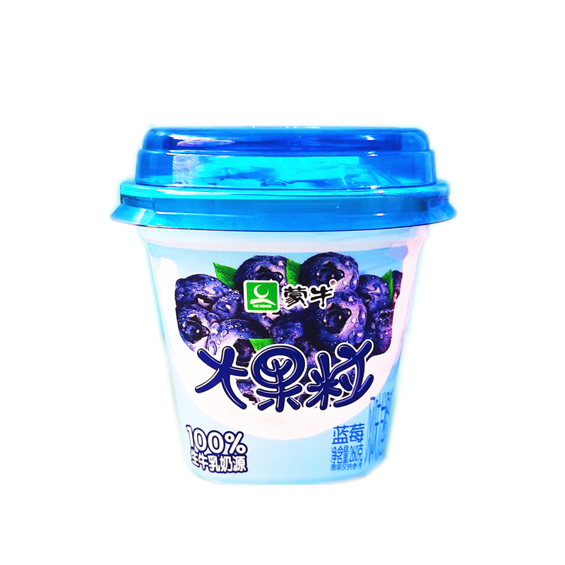 大果粒酸奶 260g/杯 黄桃芦荟草莓 蓝莓桑葚酸奶 发酵乳 草莓4杯