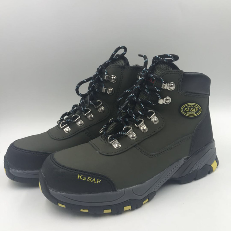 笙典出口韩国k2劳保鞋工作鞋防砸防飞溅耐磨实心底高帮船厂电焊安全鞋
