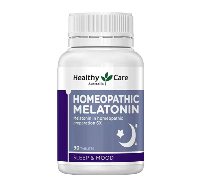 顺势疗法褪黑素片帮助安眠缓解压力退黑素90片进口cw