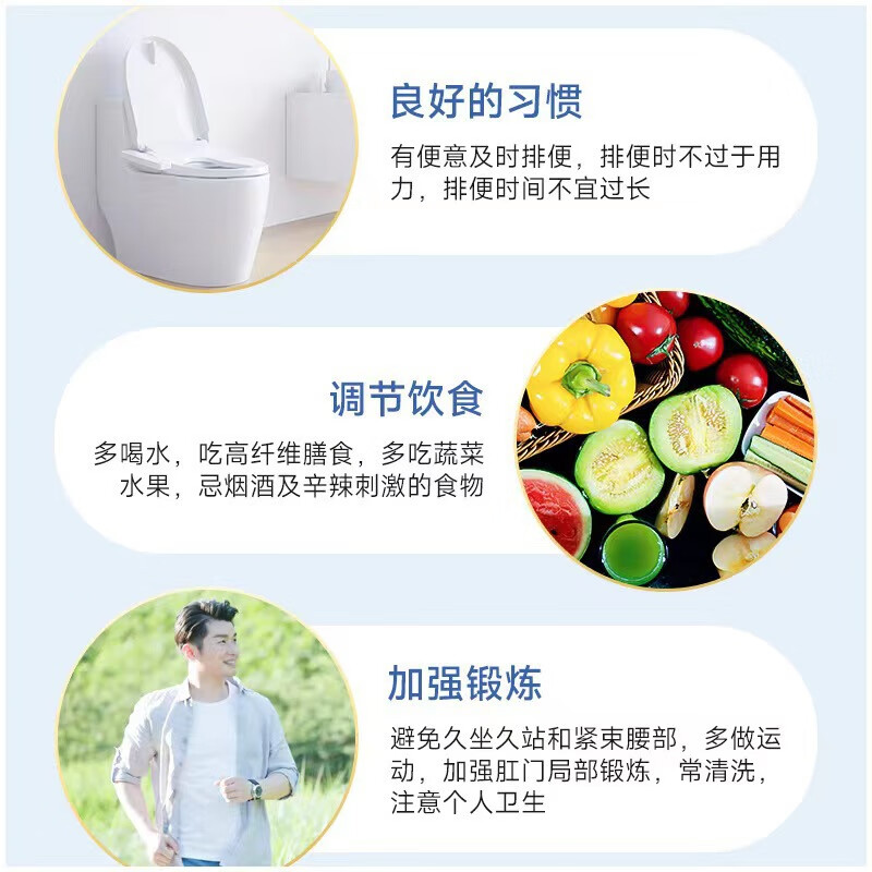 进口痔疮肉球便血肿胀疼痛消外痔内痔混合痔痔专用 20g2盒