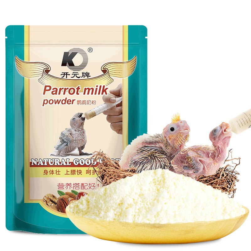 开元ko鹦鹉奶粉升级版虎皮牡丹玄凤手养鹦鹉雏鸟饲料营养乳粉500g