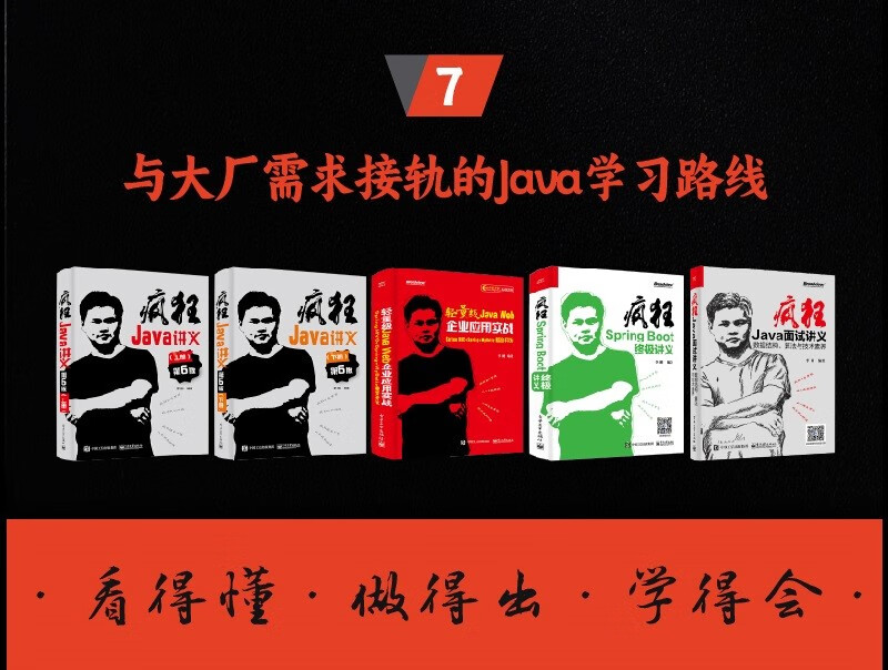 【赠电子书】疯狂Java讲义（第6版）（上下套装两册）得套装电子书版，边读边练更高效