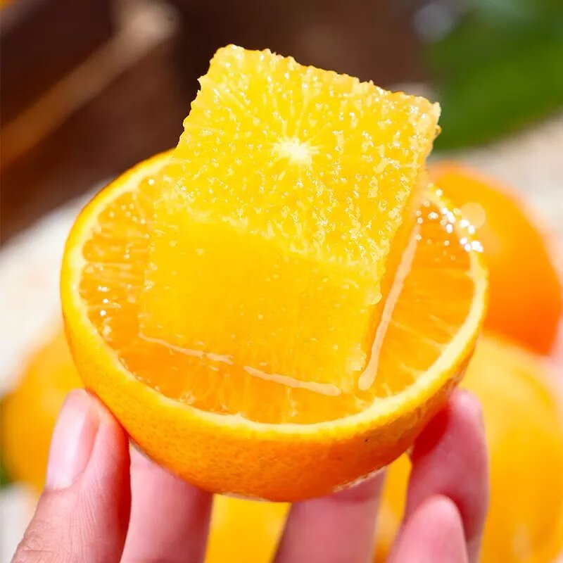 湖南麻阳冰糖橙新鲜水果爱媛果冻橙子薄皮脐橙整箱 带箱9.6-10斤【特大】+多汁