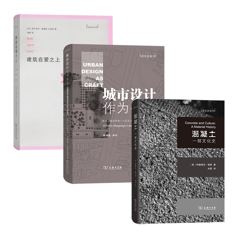 建筑新视界(3本套装)城市设计作为手艺 混凝土 建筑在爱之上