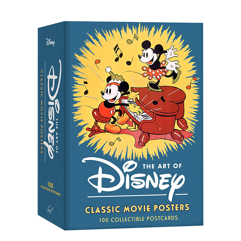 movie posters100 postcards 迪士尼的艺术:100张经典电影海报明信片