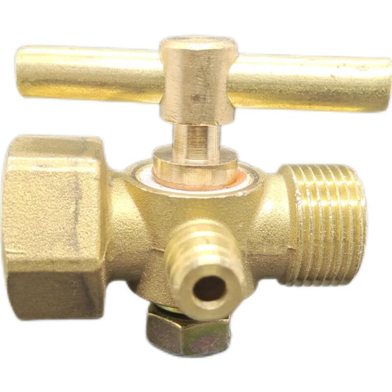 狮奥利兴压力表三通旋塞阀 三通考克阀 旋塞阀压力表阀门锅炉考克带