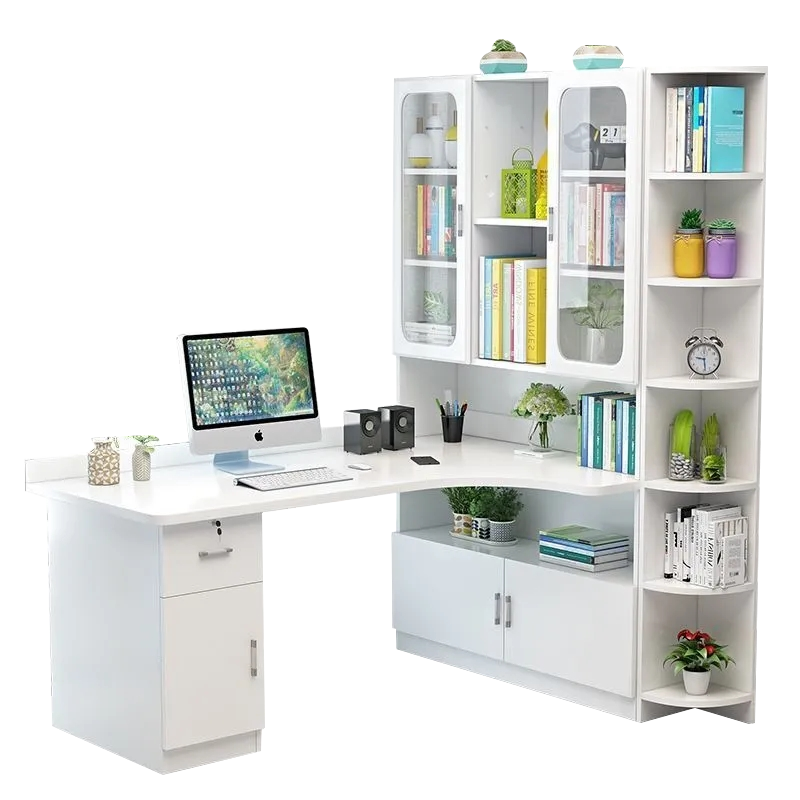喜家创意电脑桌：白色桌面时尚实用，适合现代家居风格