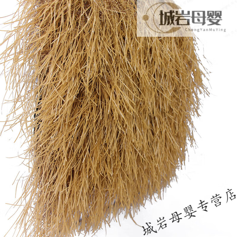 柒阅芒精选仿真茅草屋顶装饰塑料稻草地毯式人造户外假毛草农家乐矛