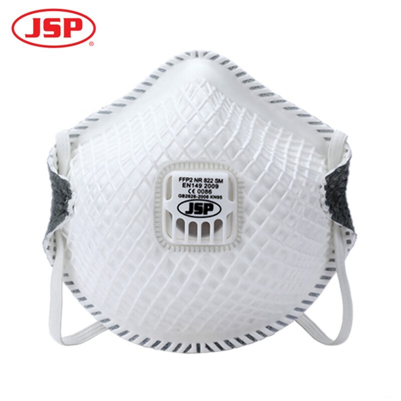 洁适比JSP 网状口罩（欧标FFP2+国标）防尘阻燃口罩10只/盒 1822