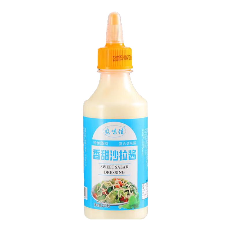 宛味佳香甜家用挤压瓶身番茄酱香甜沙拉 沙拉酱280g一瓶装