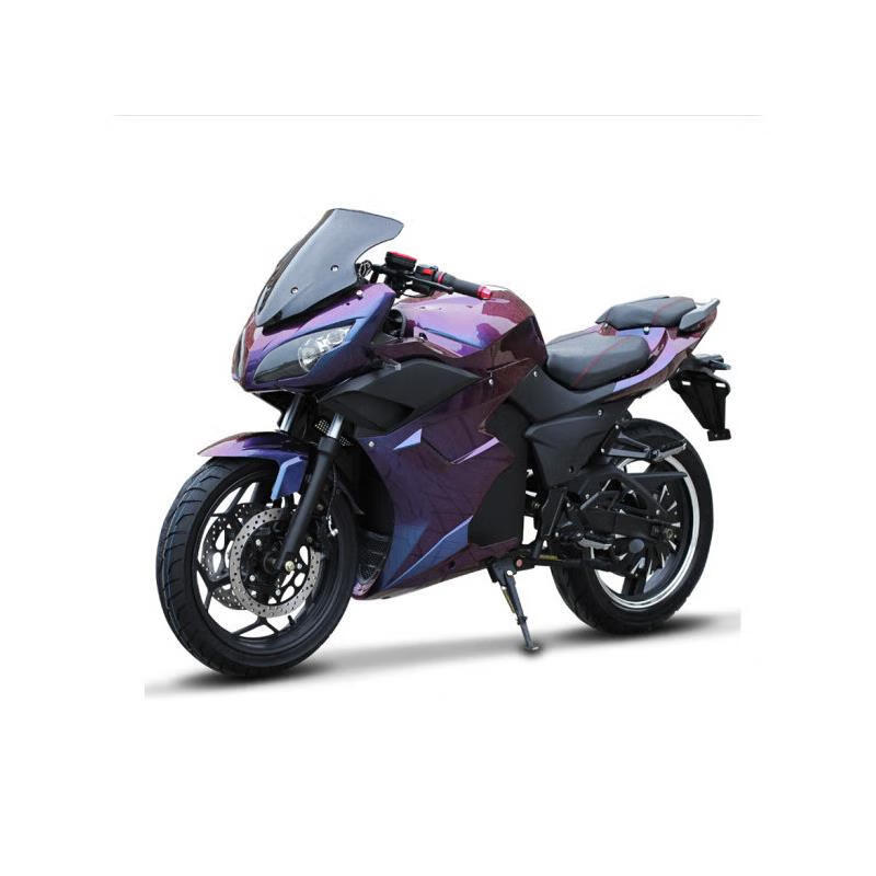 电动摩托车大跑车 72v地平线s款电动趴赛大功率电摩公路赛男女款 变色