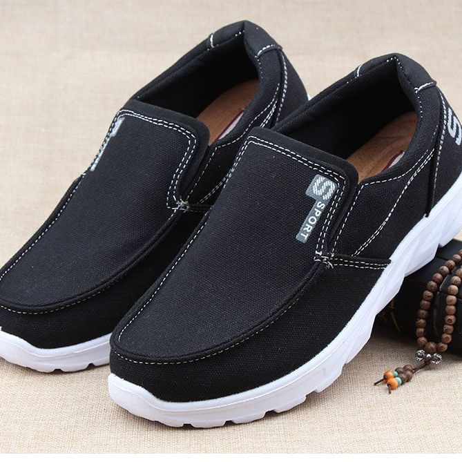 楷示大码肥宽脚适合胖子穿的鞋48码男鞋老北京布鞋宽脚肥脚男鞋透气帆