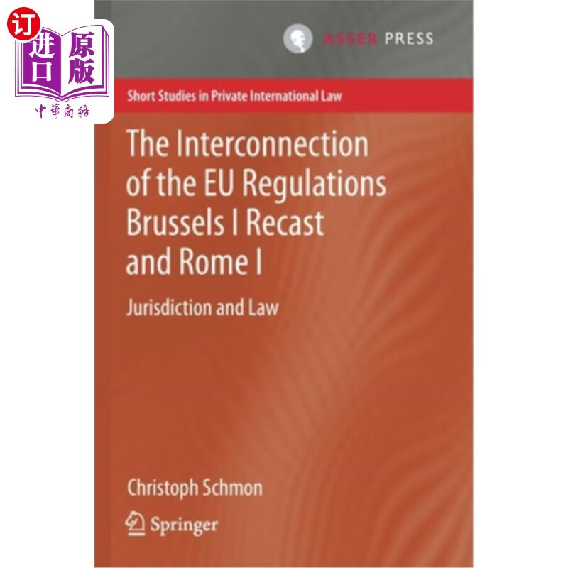 海外直订the interconnection of the eu regulations brussels i
