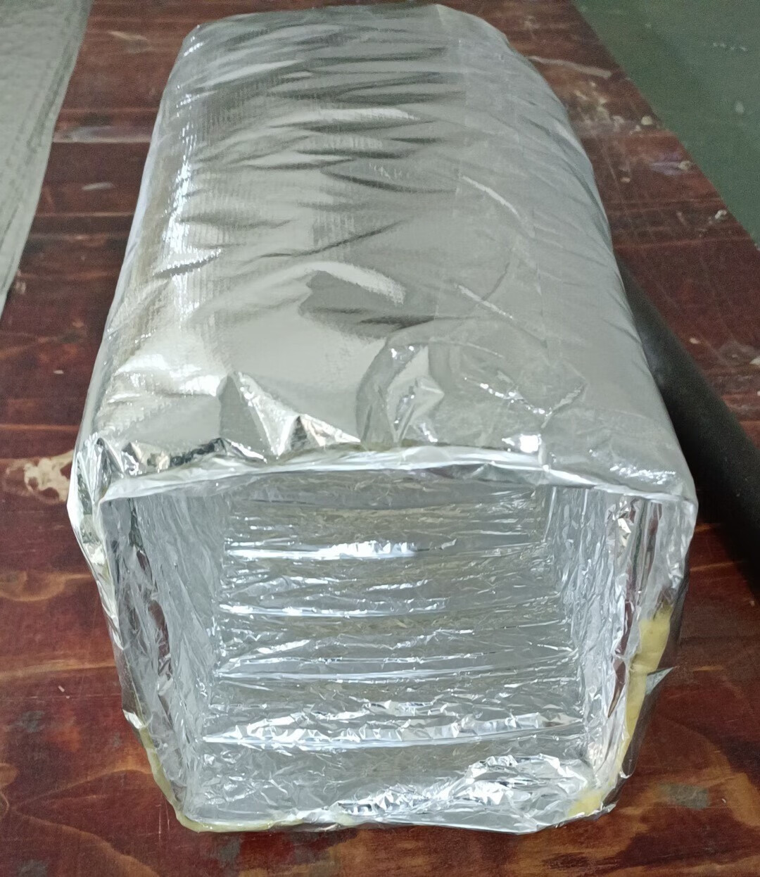 空调外机导风管 空调铝箔软连接风机盘管出风口伸缩保温软管方形 方形