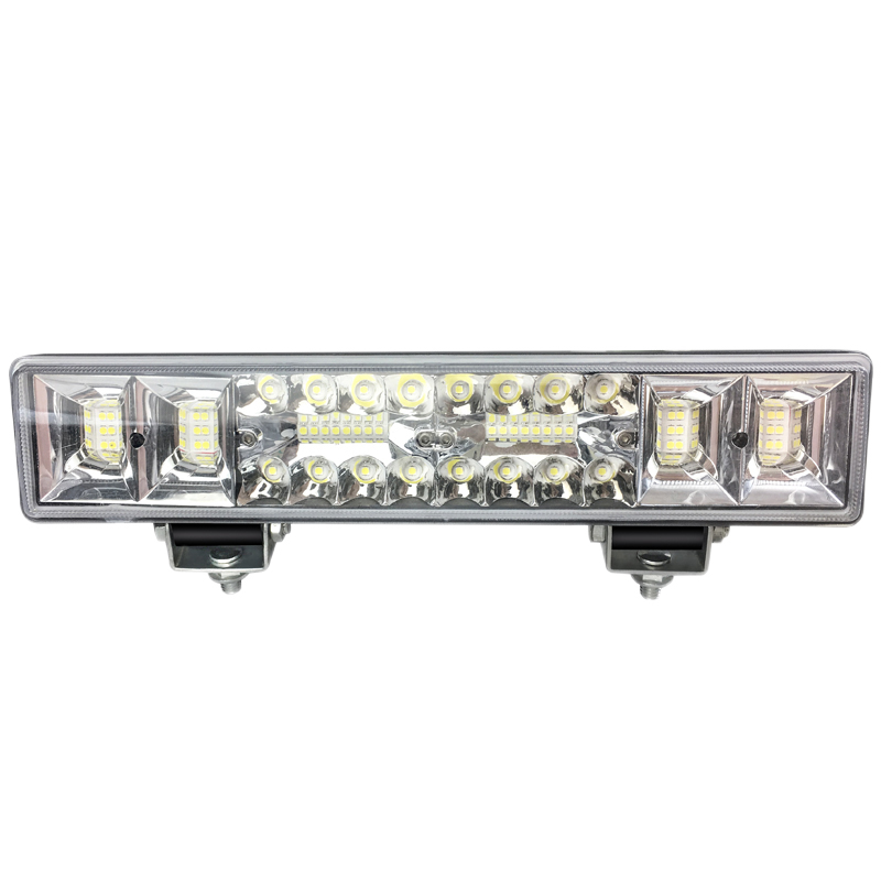 美蒂亞摩托車(chē)燈汽車(chē)led射燈電動(dòng)車(chē)燈防水超亮越野車(chē)頂燈貨車(chē)射燈摩托車(chē)外置大燈12-32V強(qiáng)光三輪車(chē)燈 標(biāo)配56珠白光+爆閃帶夾具