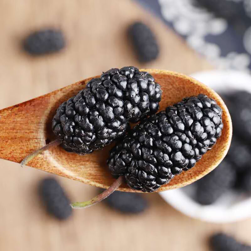 采乐桑椹果干桑葚干新疆特产吐鲁番精选无沙免洗直接吃的大果特级桑葚 桑葚干大果--共两斤装 1000g*2袋 补血果泡水 水洗无杂直接吃的西域干果小零食