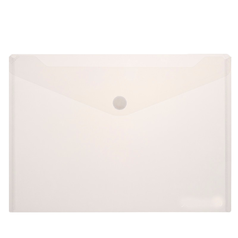 文件袋/资料袋加厚材质文件袋办公塑料透明资料袋粘贴式ts-230 白色