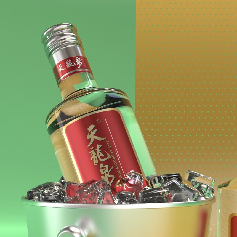 天龍泉清爽22度天龙泉低度米香白酒基酒粮食酿造酒广西名酒酒厂直营 35度 500mL 7瓶 清爽