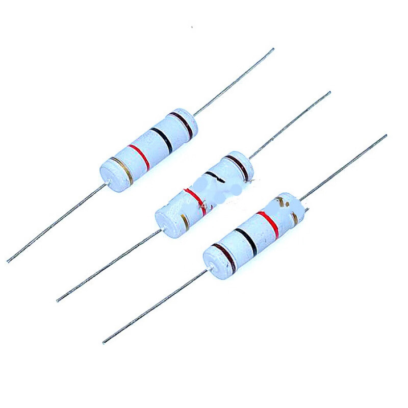 扑哩扑剌5w碳膜4色环电阻欧姆Ω 精度5% 1.5r (10只)