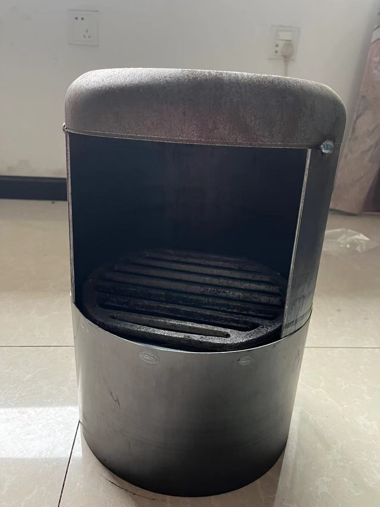 栀司定制取暖炉钢胆烤火炉柴胆炉芯炉桥采暖炉加厚铸铁内胆回风炉配件