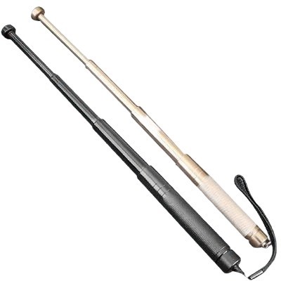 轻便可伸缩随身携带打狗棒防身棍遛狗自保神器狗打棒打狗棍甩棍 黑三